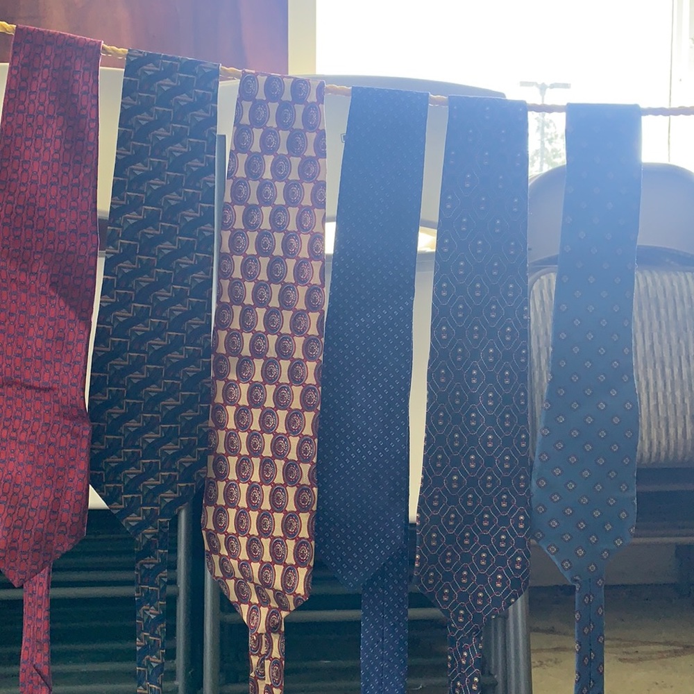 Assorted neck ties but all 6!